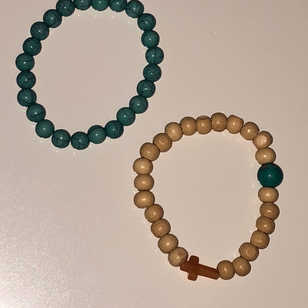 Wooden Bead Bracelet